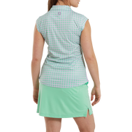 Polo Interlock imprimé Vichy