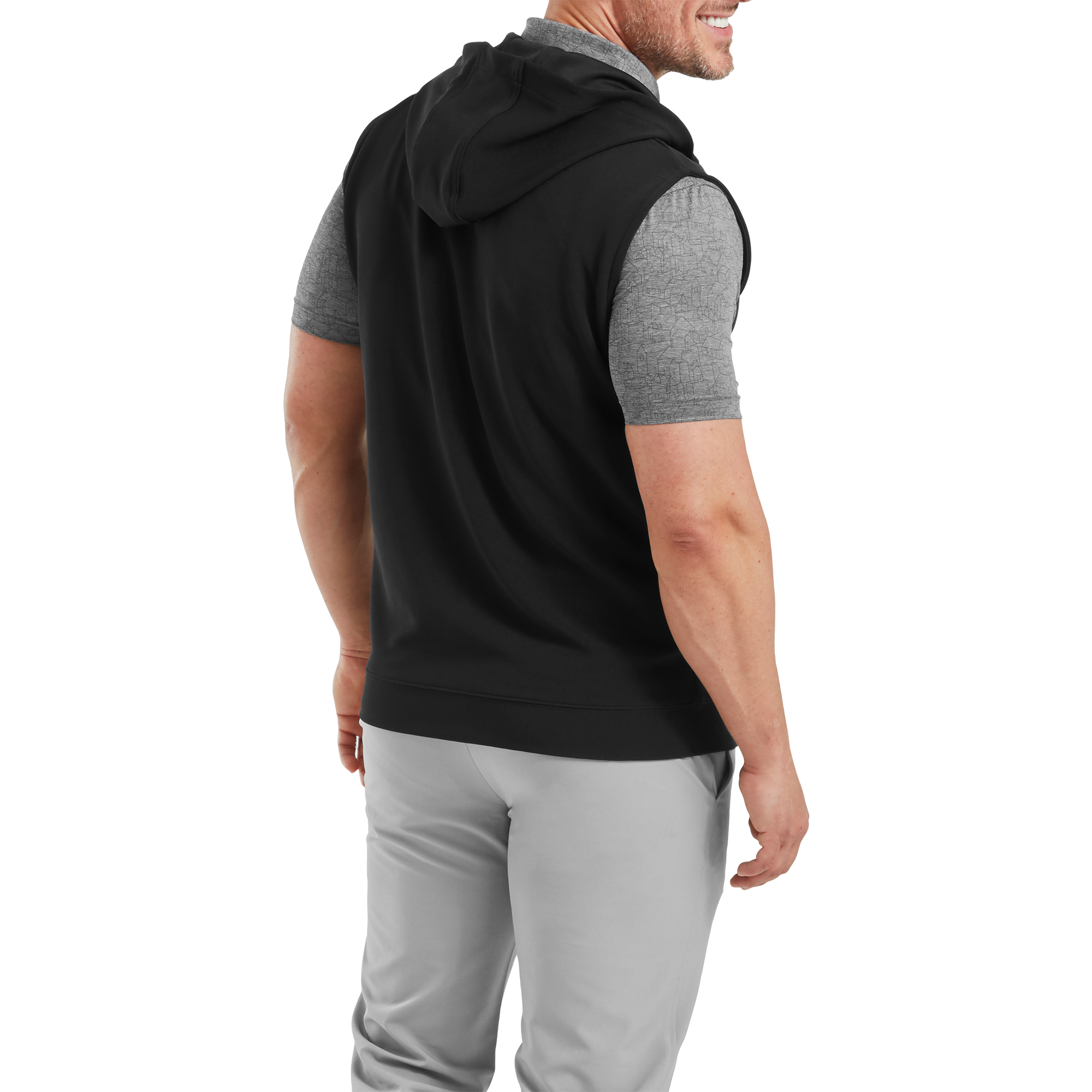 Full-Zip Hoodie Vest