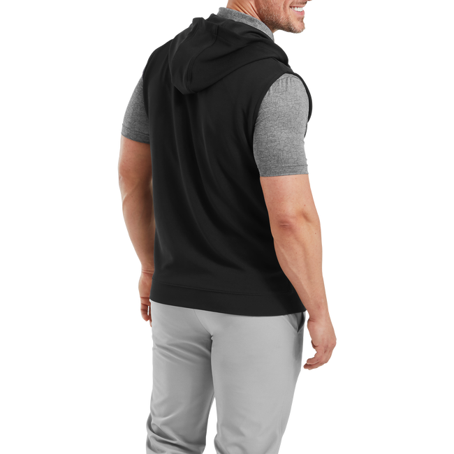 Hoodie sans manche full-zip