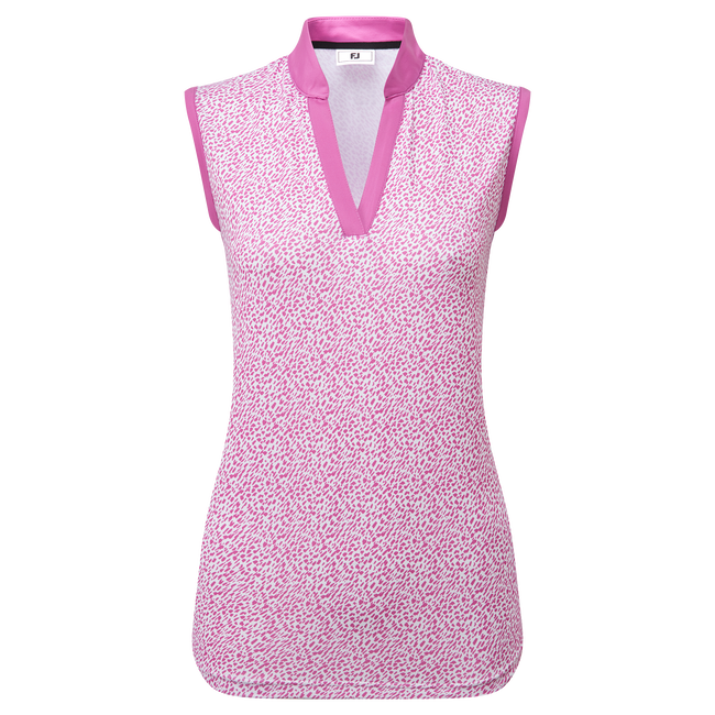 Animal Print Sleeveless Lisle