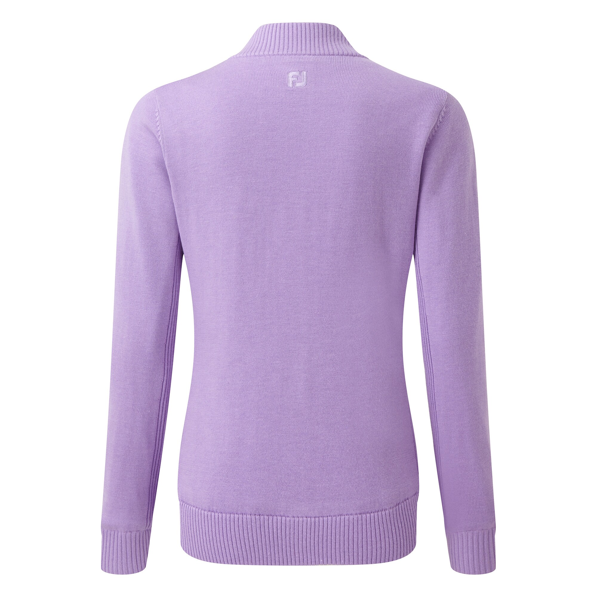 Women's Full-Zip Lined Wool Blend Pullover
