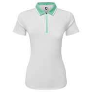 Polo uni en fil d'Ecosse