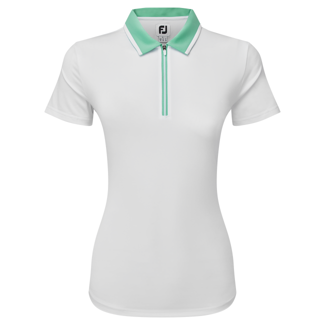 Polo uni en fil d'Ecosse