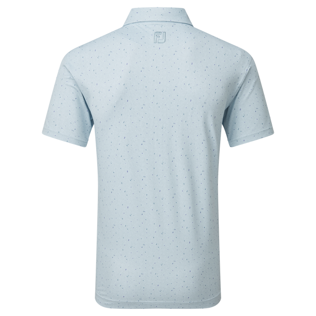 Polo piqué avec texture Tweed