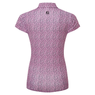 Animal Print Cap Sleeve Lisle