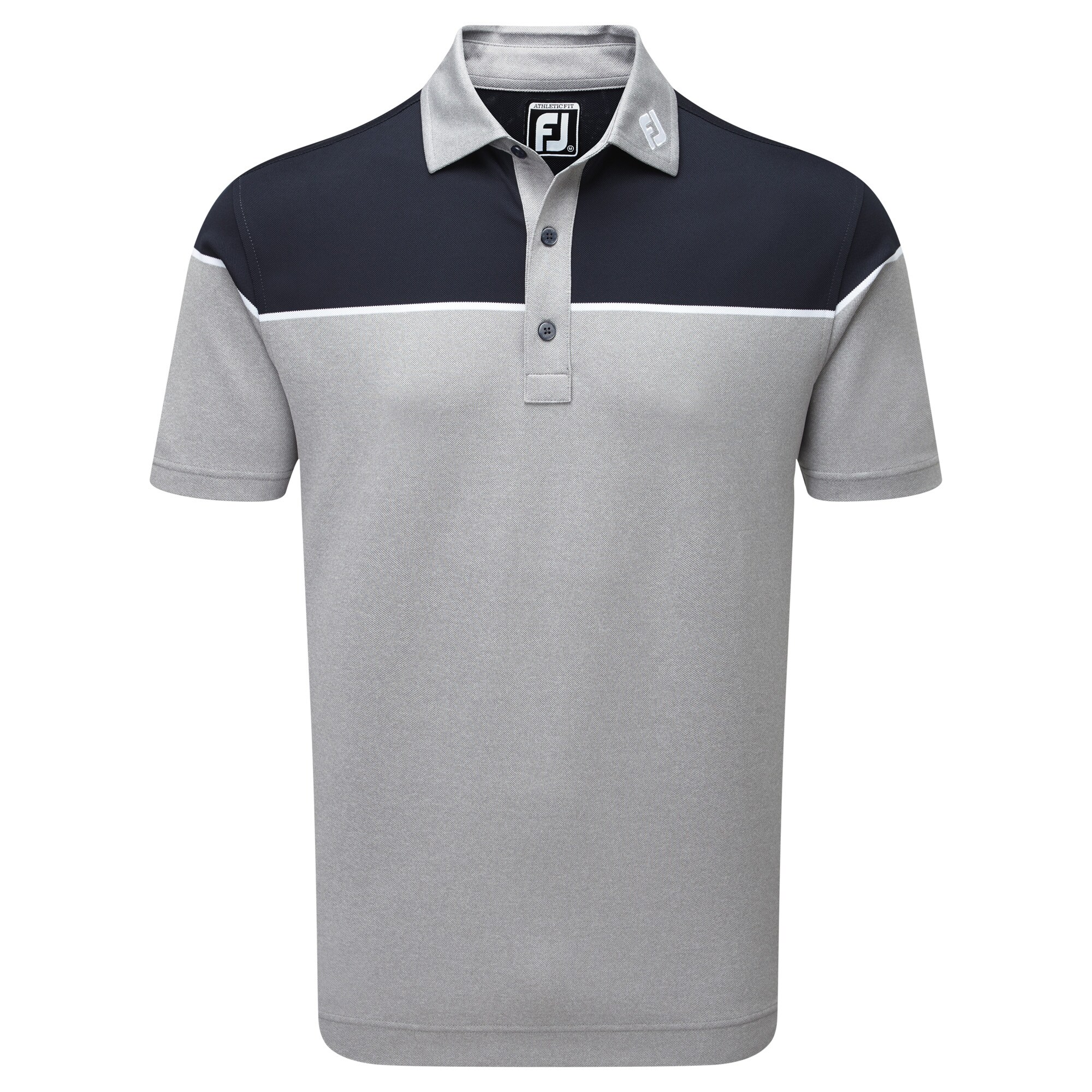 footjoy colour block stretch pique