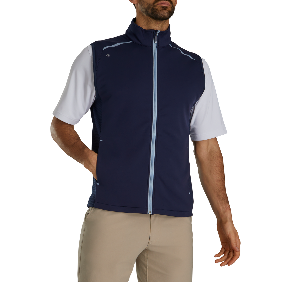 Mens fleece golf vest discount