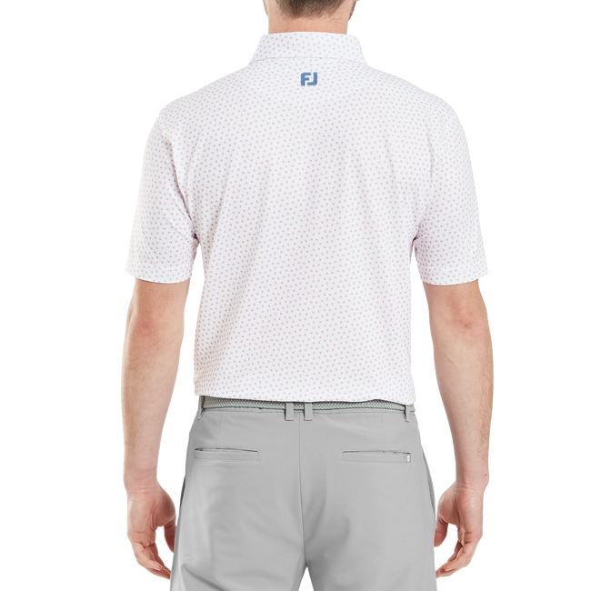 Polo piqué imprimé gélule