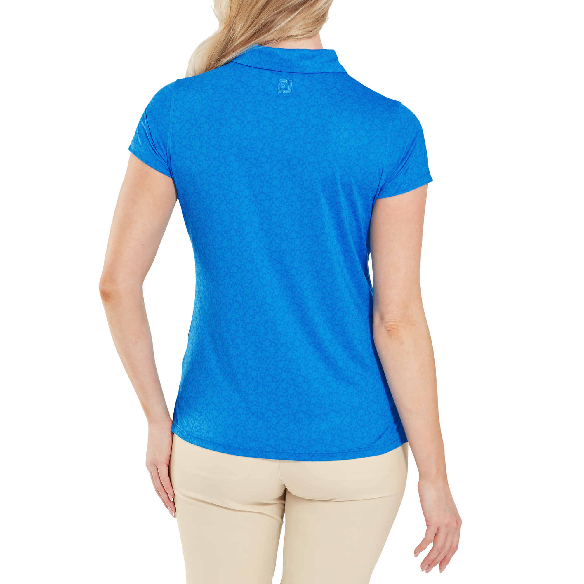 Painted Floral Cap Sleeve Lisle