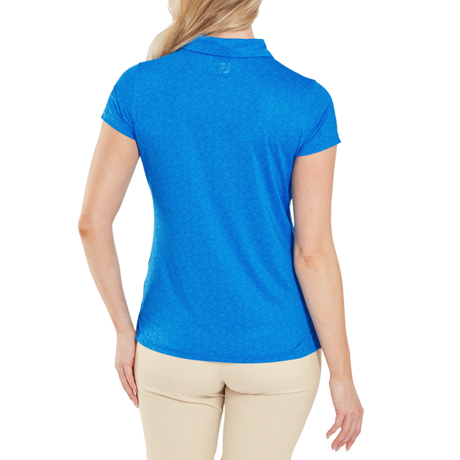 Painted Floral Cap Sleeve Lisle