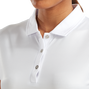 Women&#39;s Lisle Sleeveless Shirt with Neck Trim