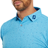 Polo piqué avec texture Tweed