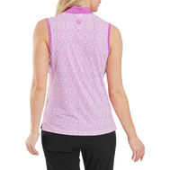 Animal Print Sleeveless Lisle