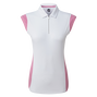 Women&#39;s Micro Interlock Princess Seam Shirt with Half Cap Sleeve