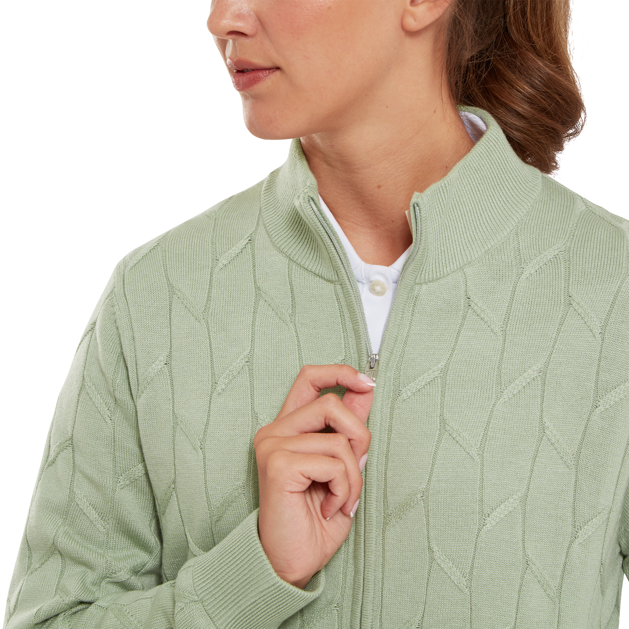 Women's Full-Zip Lined Pullover