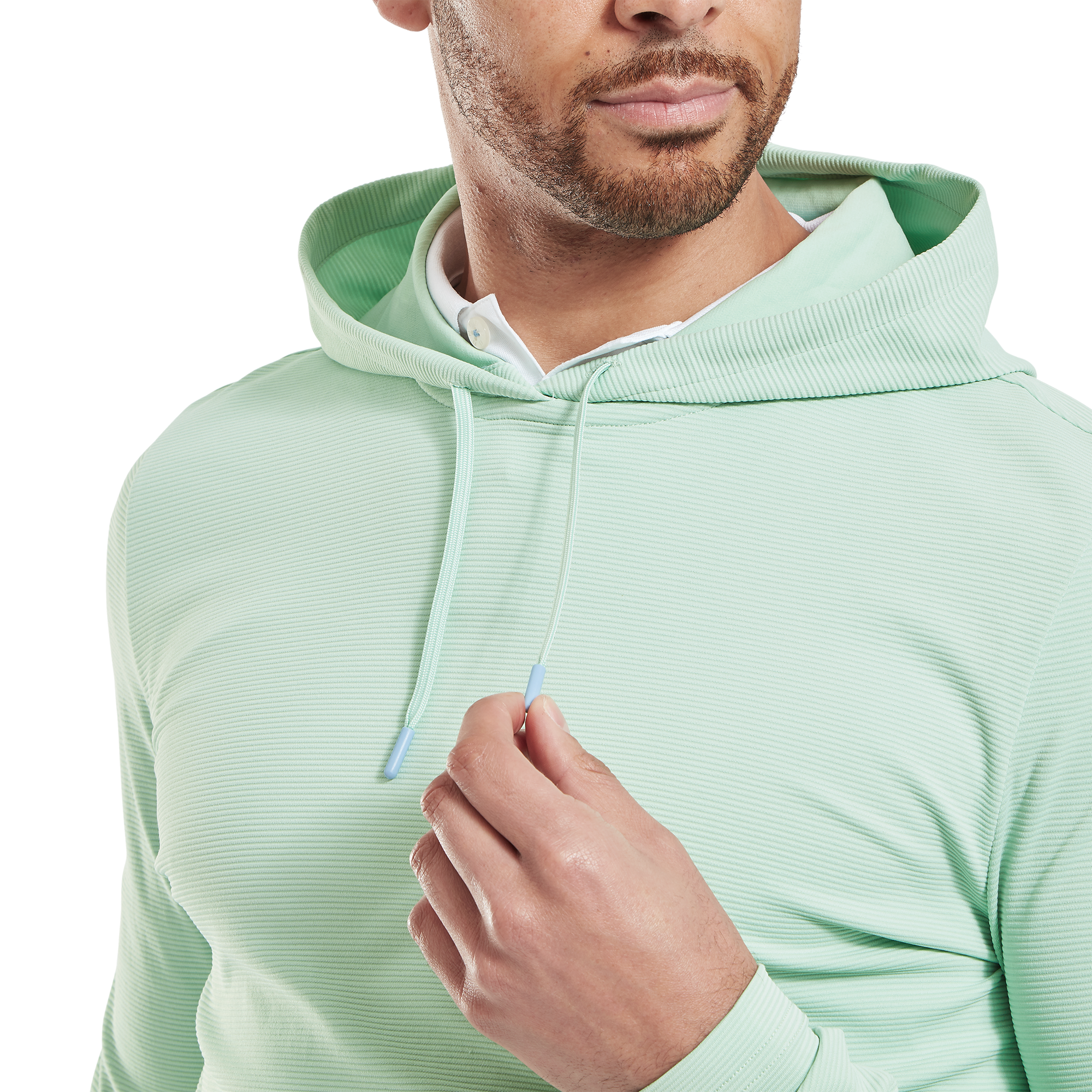 Hoodie Jacquard imprim&eacute; Ottoman