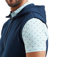 Hoodie sans manche full-zip
