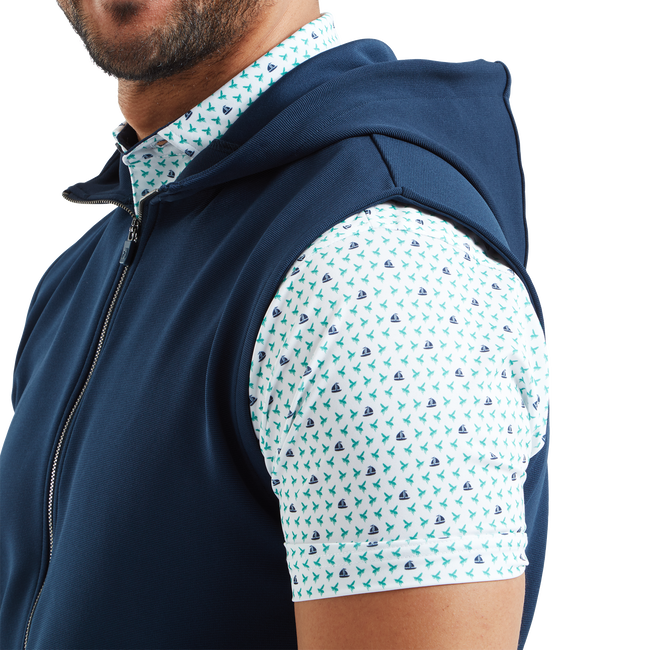 Hoodie sans manche full-zip
