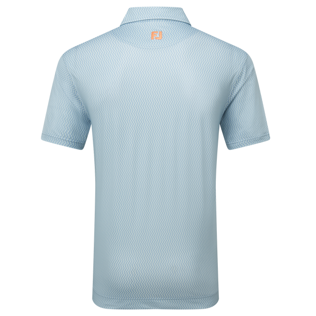 Polo en fil d'Ecosse imprimé tribale