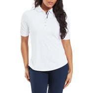 Half Sleeve Ruched Lisle