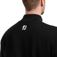 Wool Blend 1/2 Zip Lined Pullover