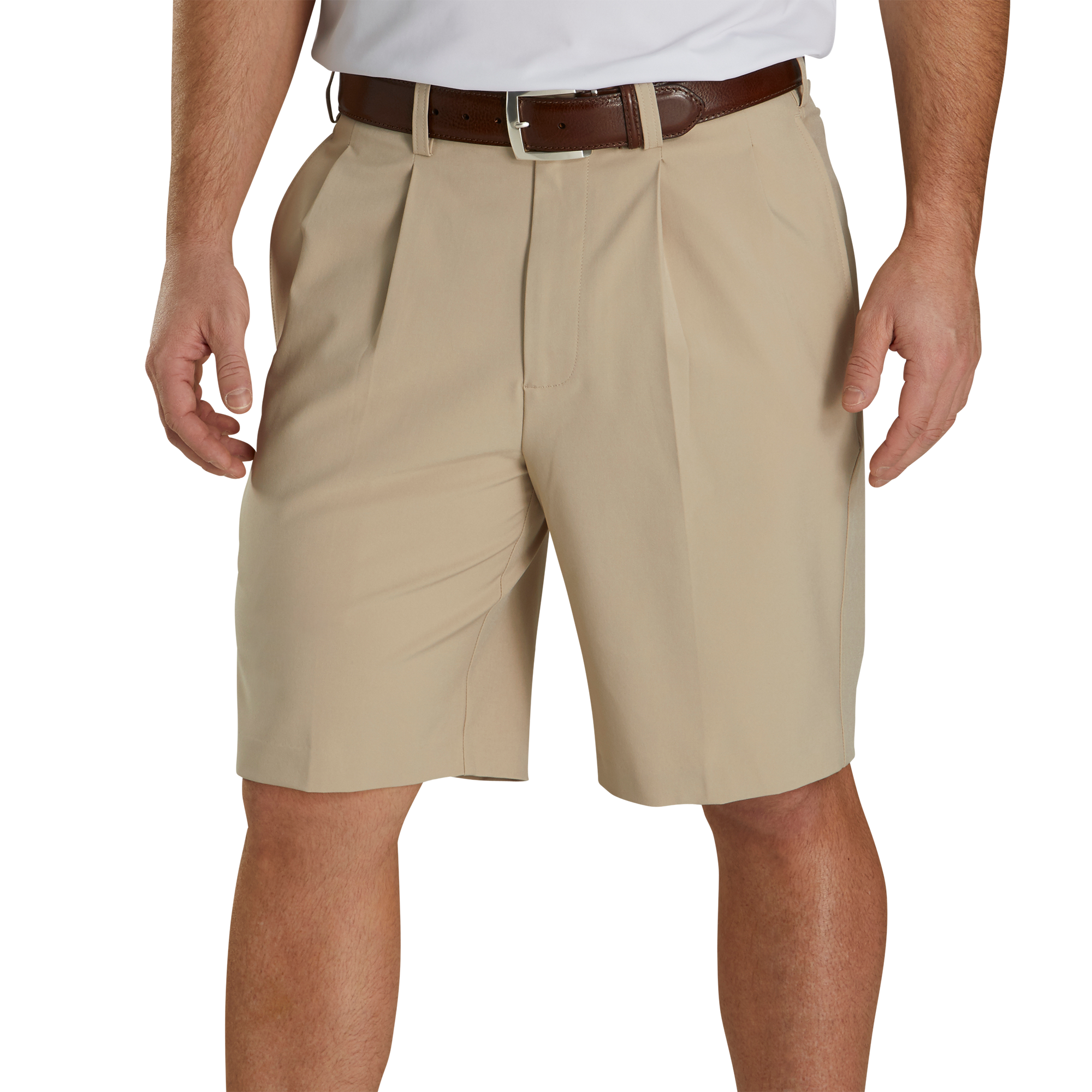 FootJoy Mens Golf Footjoy Beige Shorts Size 32, 