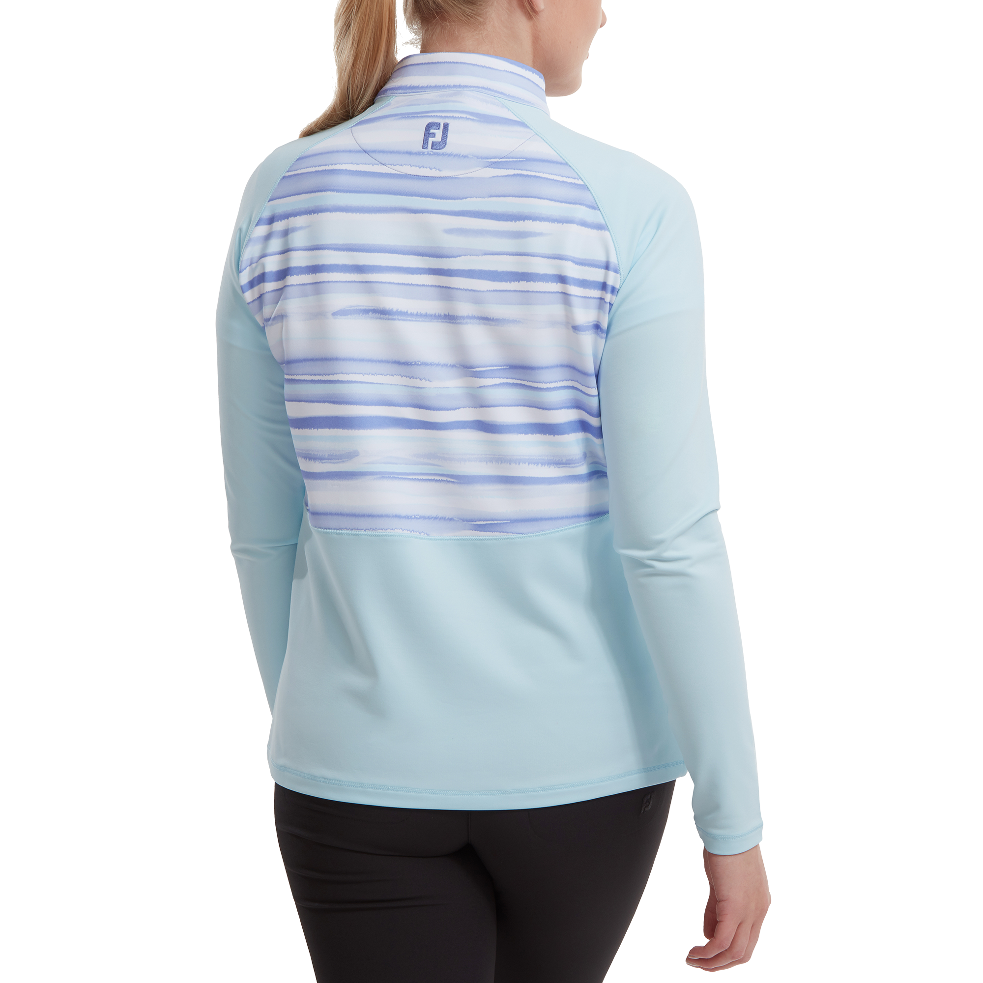 Half-Zip Jersey Watercolour Midlayer