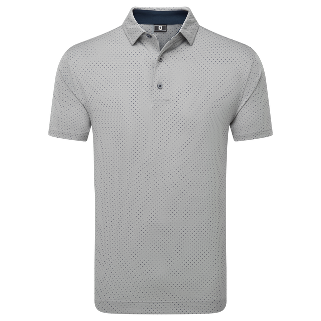 Stretch Lisle Dot Print