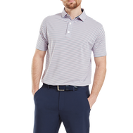 Polo en fil d'Ecosse à rayures