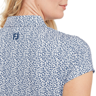 Animal Print Cap Sleeve Lisle