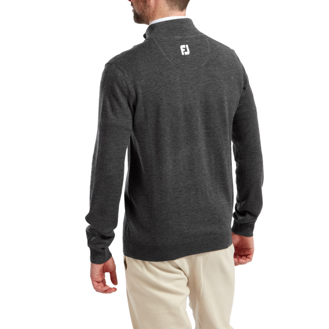 Wool Blend Half-Zip Pullover