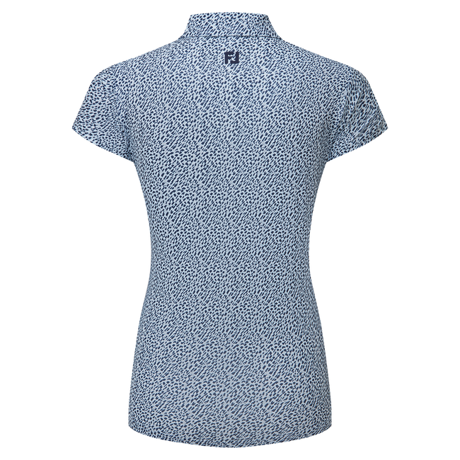 Animal Print Cap Sleeve Lisle