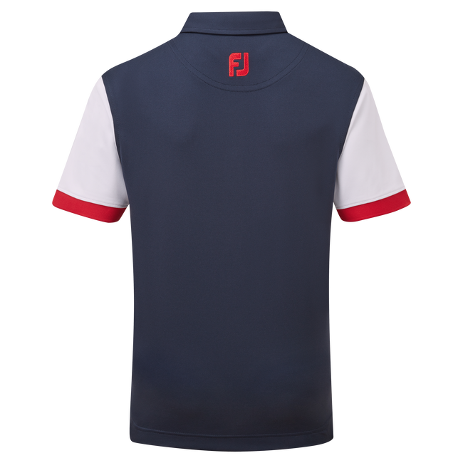 Polo Piqué Junior avec blocs de couleurs