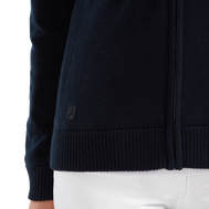 Women's Full-Zip Lined Wool Blend Pullover