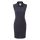 Pikee-Kleid mit angedeuteten Cap-Ärmeln