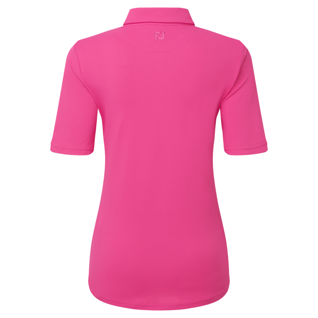 Polo piqué uni manches courtes