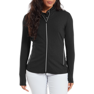 Full-Zip Debossed Midlayer