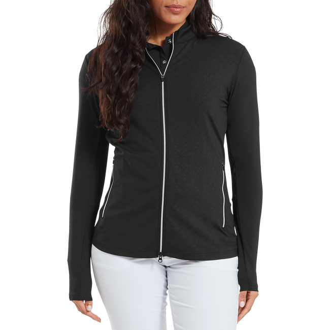 Full-Zip Debossed Midlayer