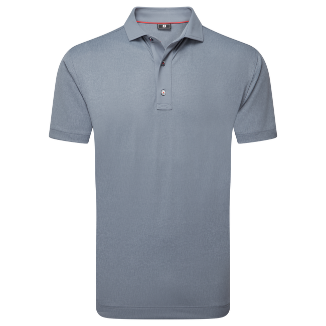 Polo en fil d'Ecosse impression texturée