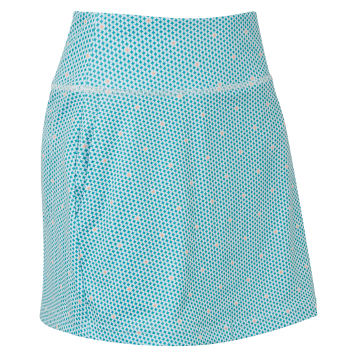 Jupe-short &agrave; motifs g&eacute;om&eacute;triques