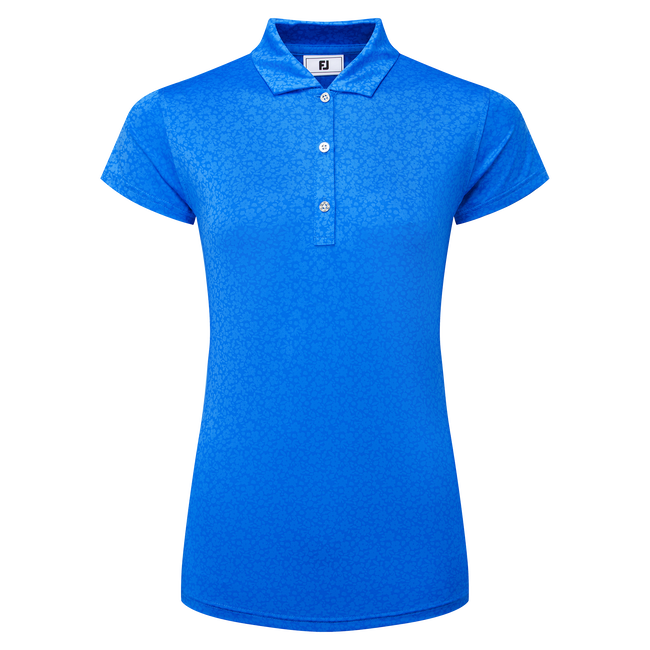 Painted Floral Cap Sleeve Lisle