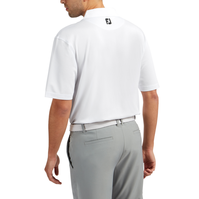 Stretch Pique Solid Knit Collar