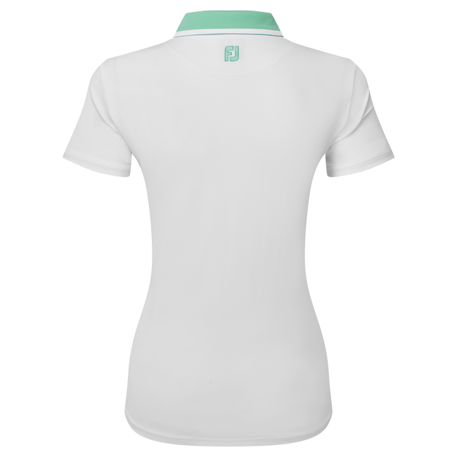 Polo uni en fil d'Ecosse