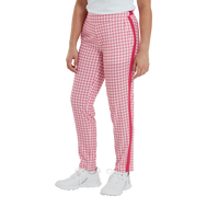 Pantalon 7/8 léger imprimé Vichy