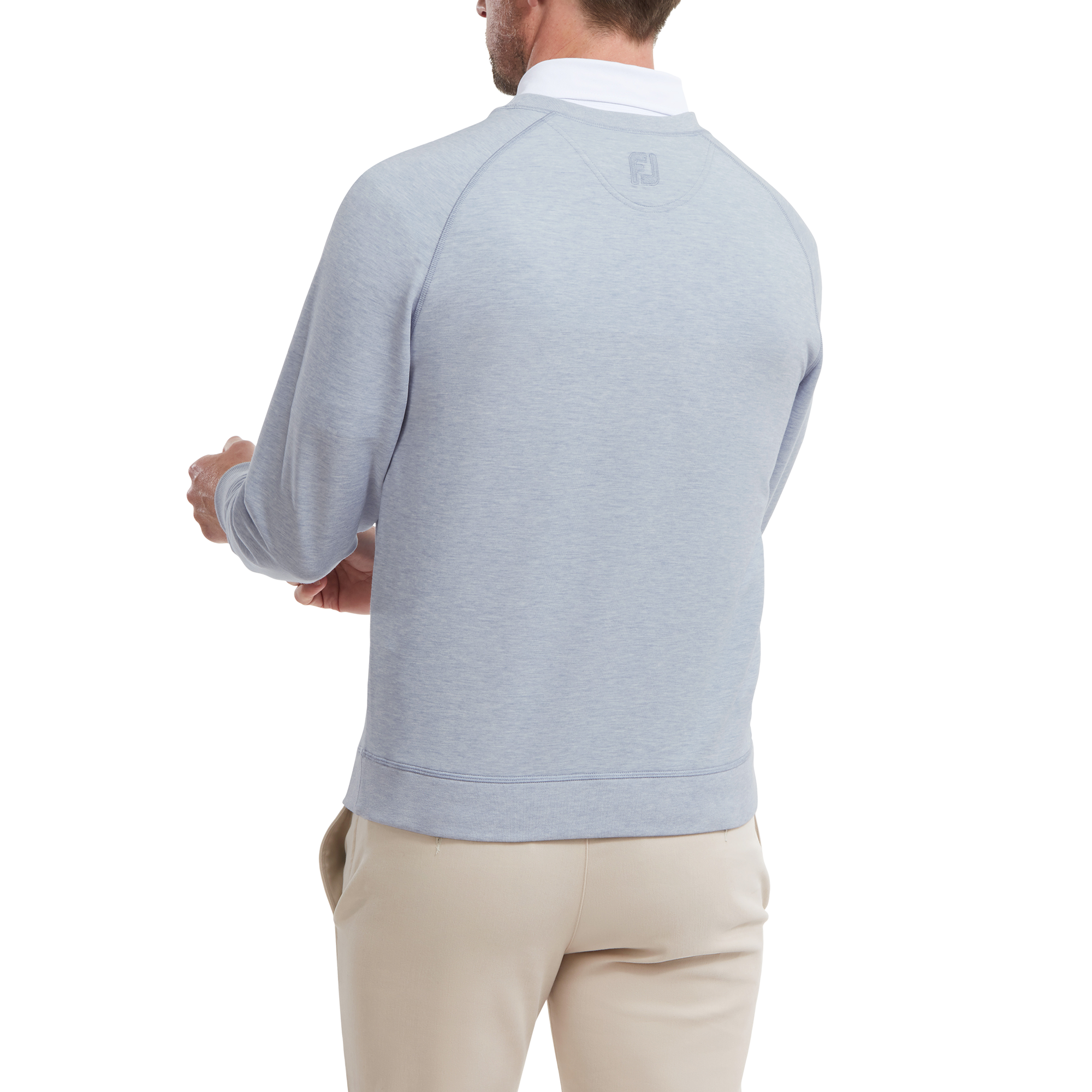 French Terry Crew Neck Sweater