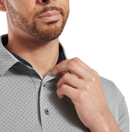 Stretch Lisle Dot Print