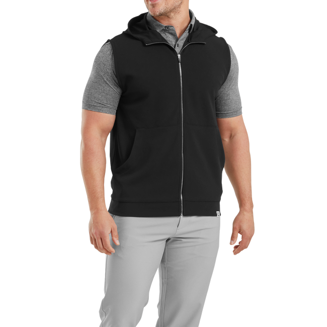 Hoodie sans manche full-zip
