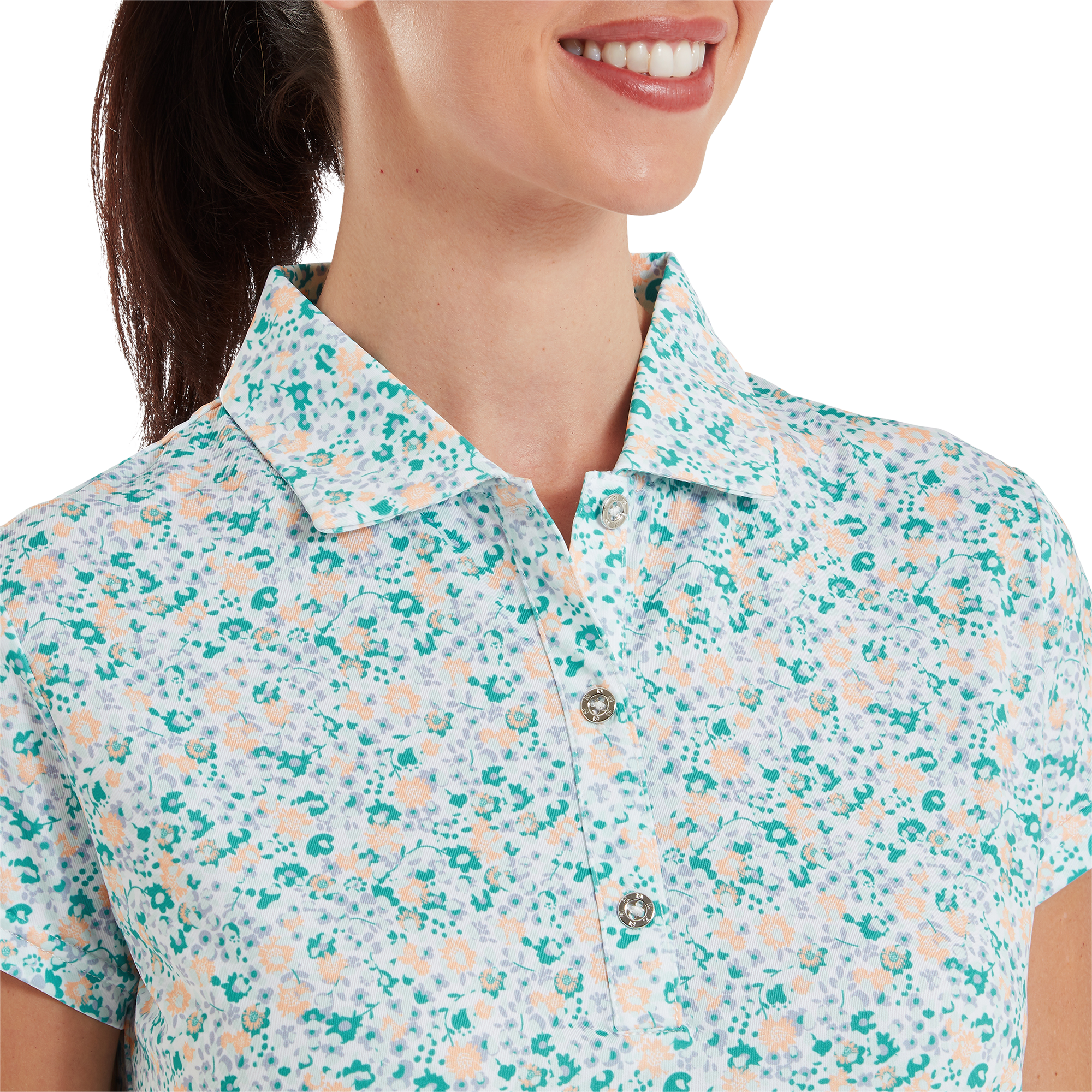 Polo en fil d'Ecosse &agrave; mancherons