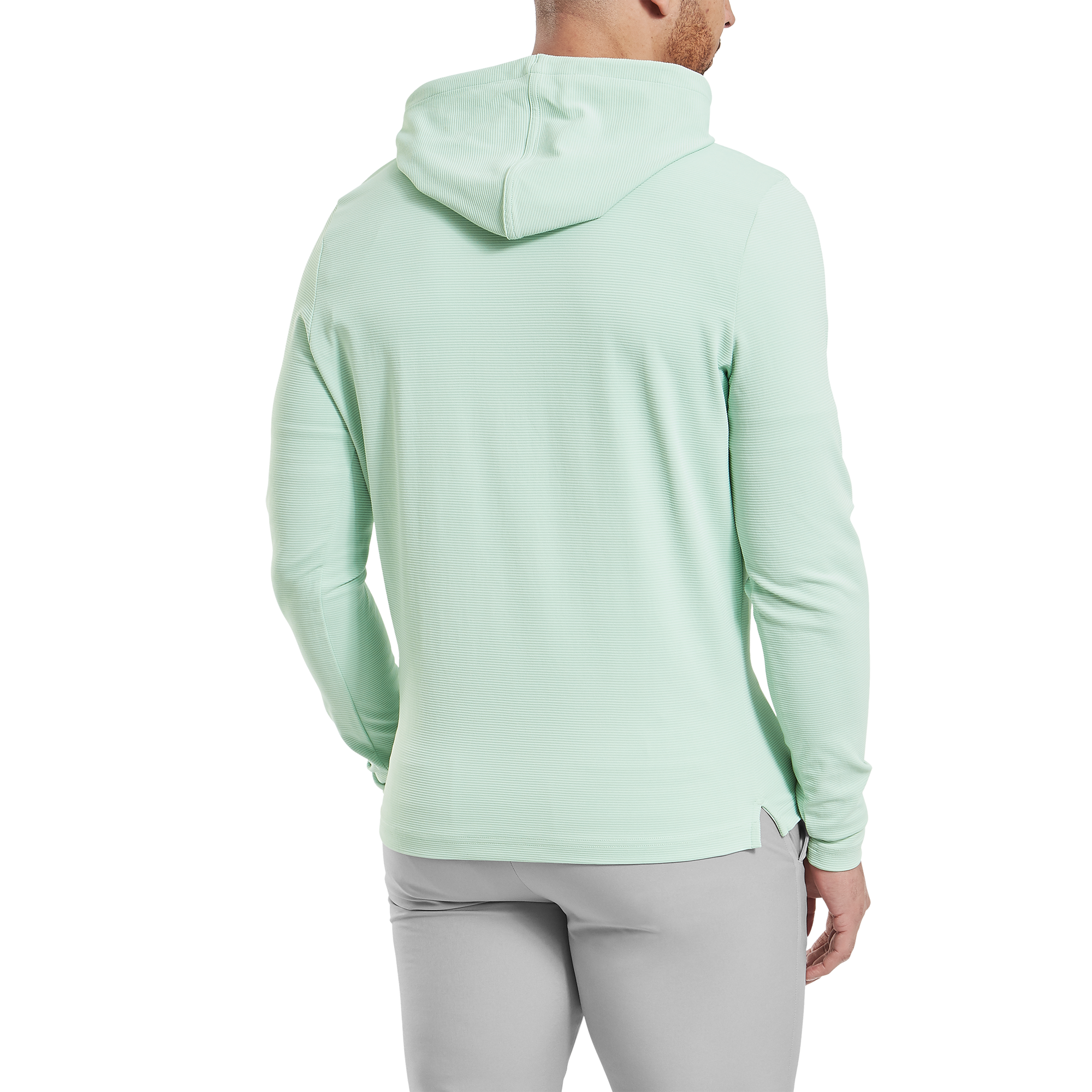 Hoodie Jacquard imprim&eacute; Ottoman