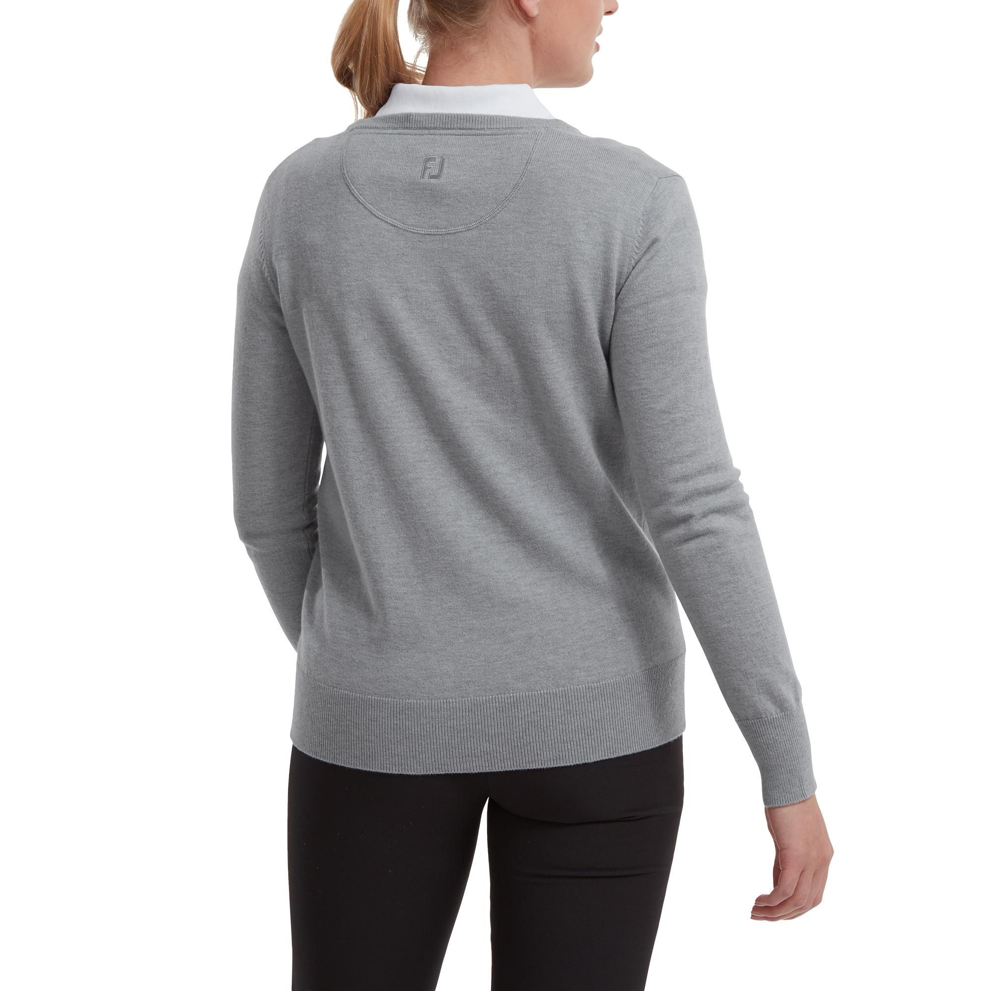 Wool Blend V-Neck Pullover